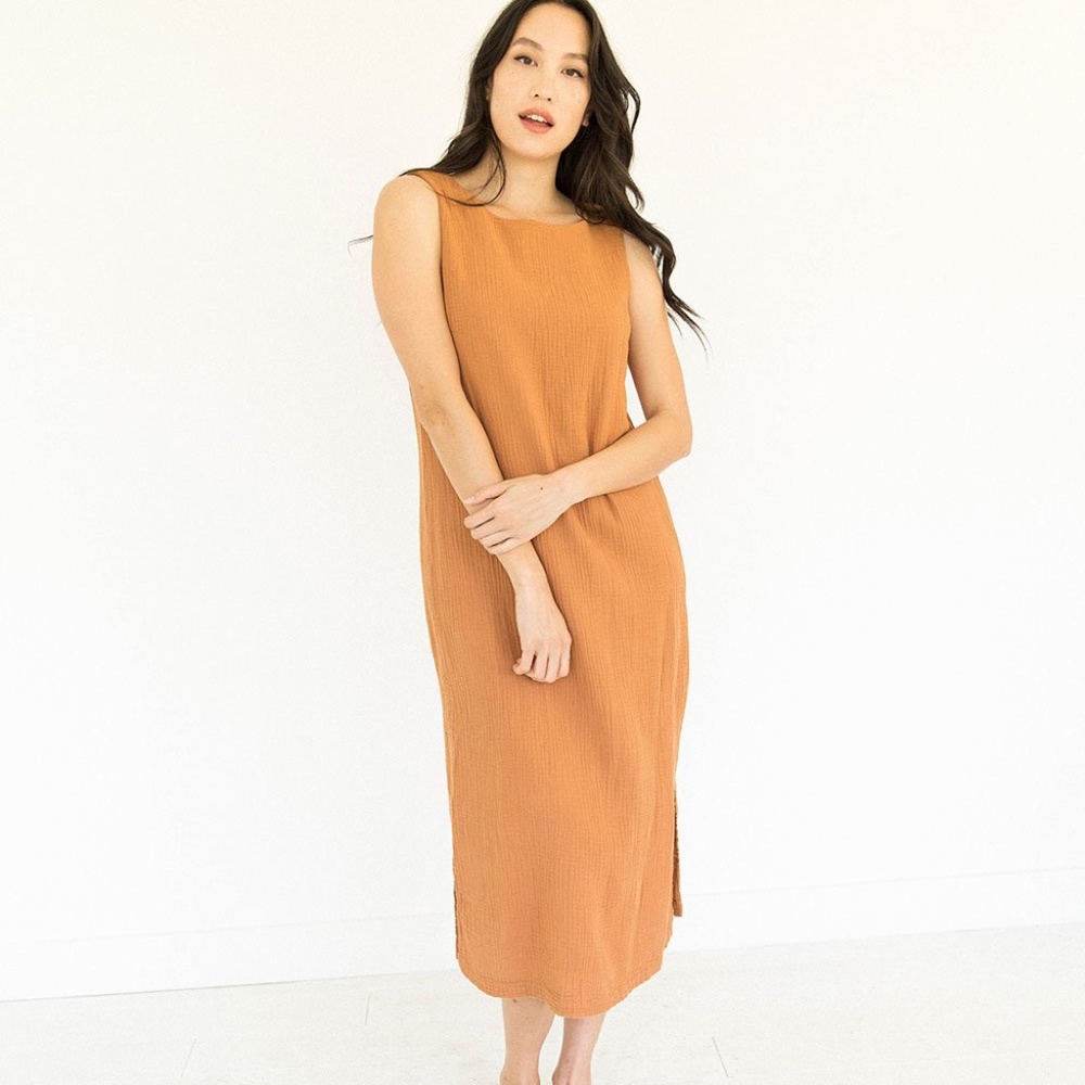 Suunday Sleeveless Gauze Dress